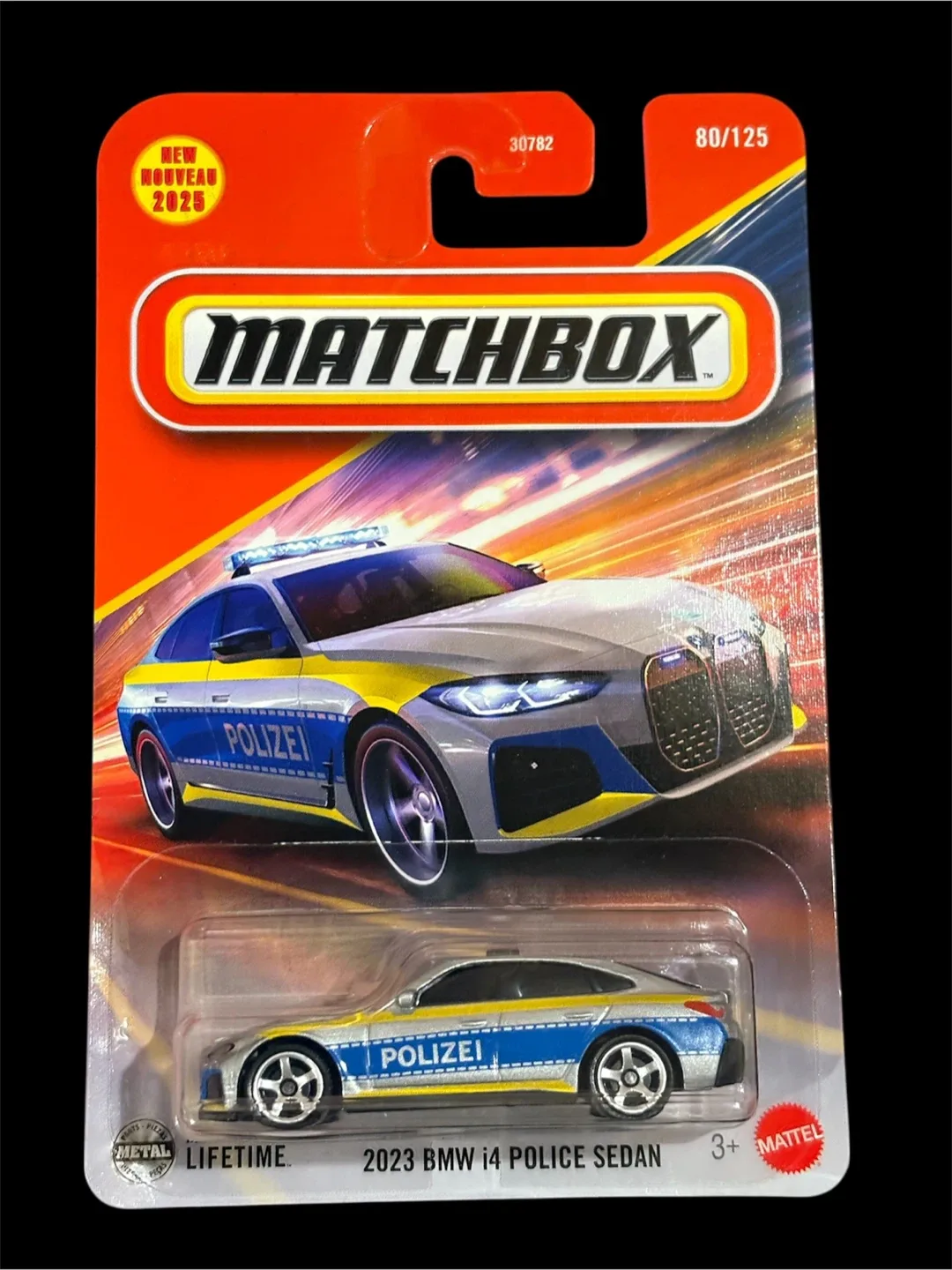 New Matchbox 2023 BMW i4 Police Sedan thumbnail
