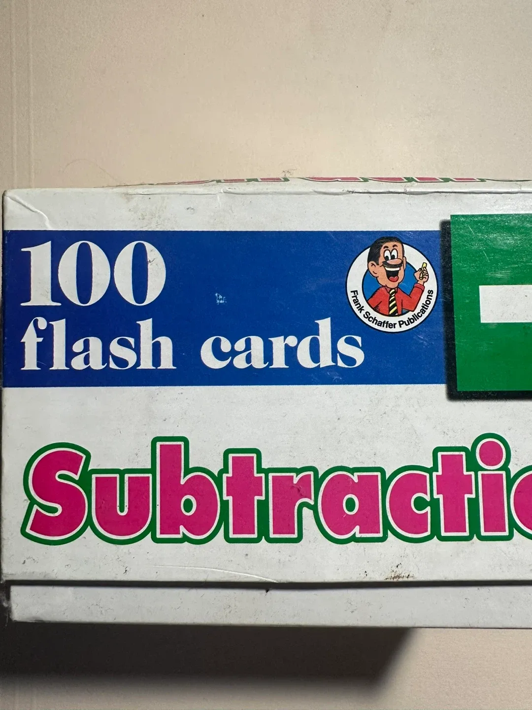 Frank Schaffer Subtraction Flash Cards