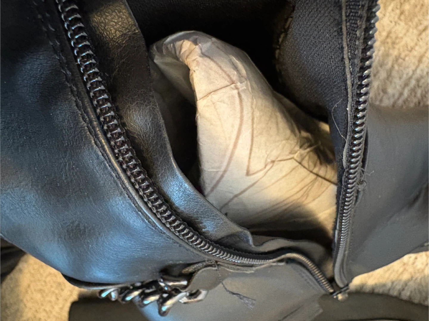 Black Over-the-Knee Boots - Size 8 - photo 5