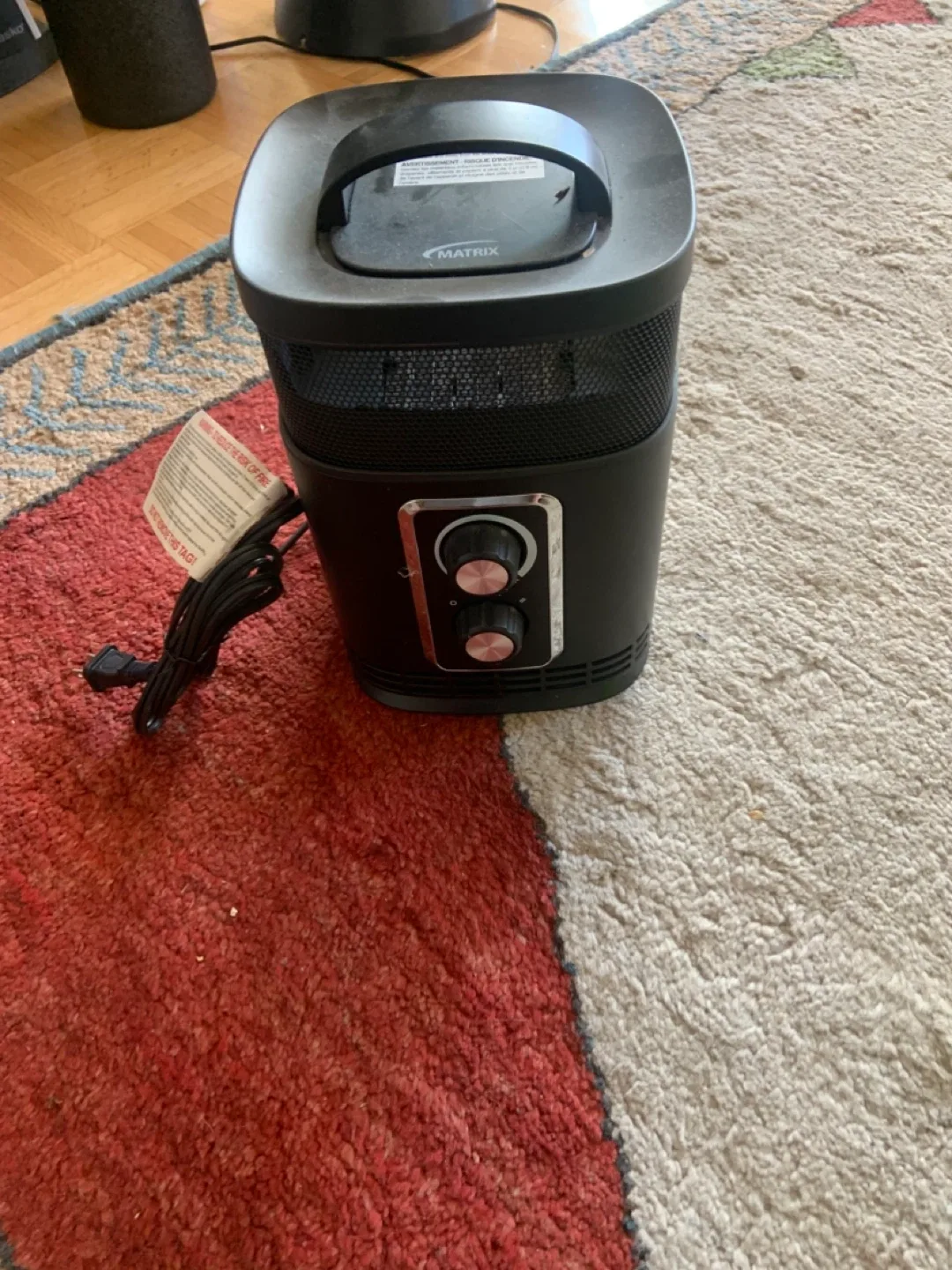 Matrix Portable Space Heater - Black image indicator(2)