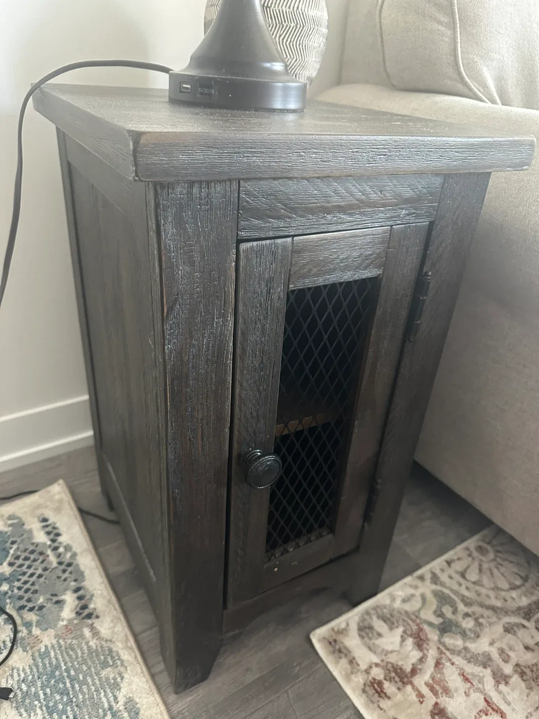 Dark Wood Coffee Table and Side Table Set image indicator(5)