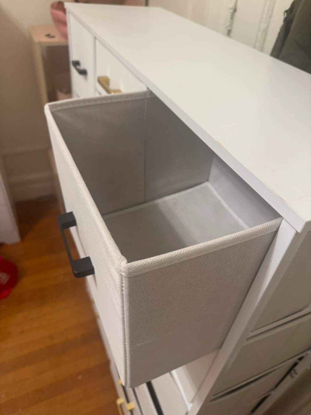 White Fabric 16 Drawer Dresser - photo 2
