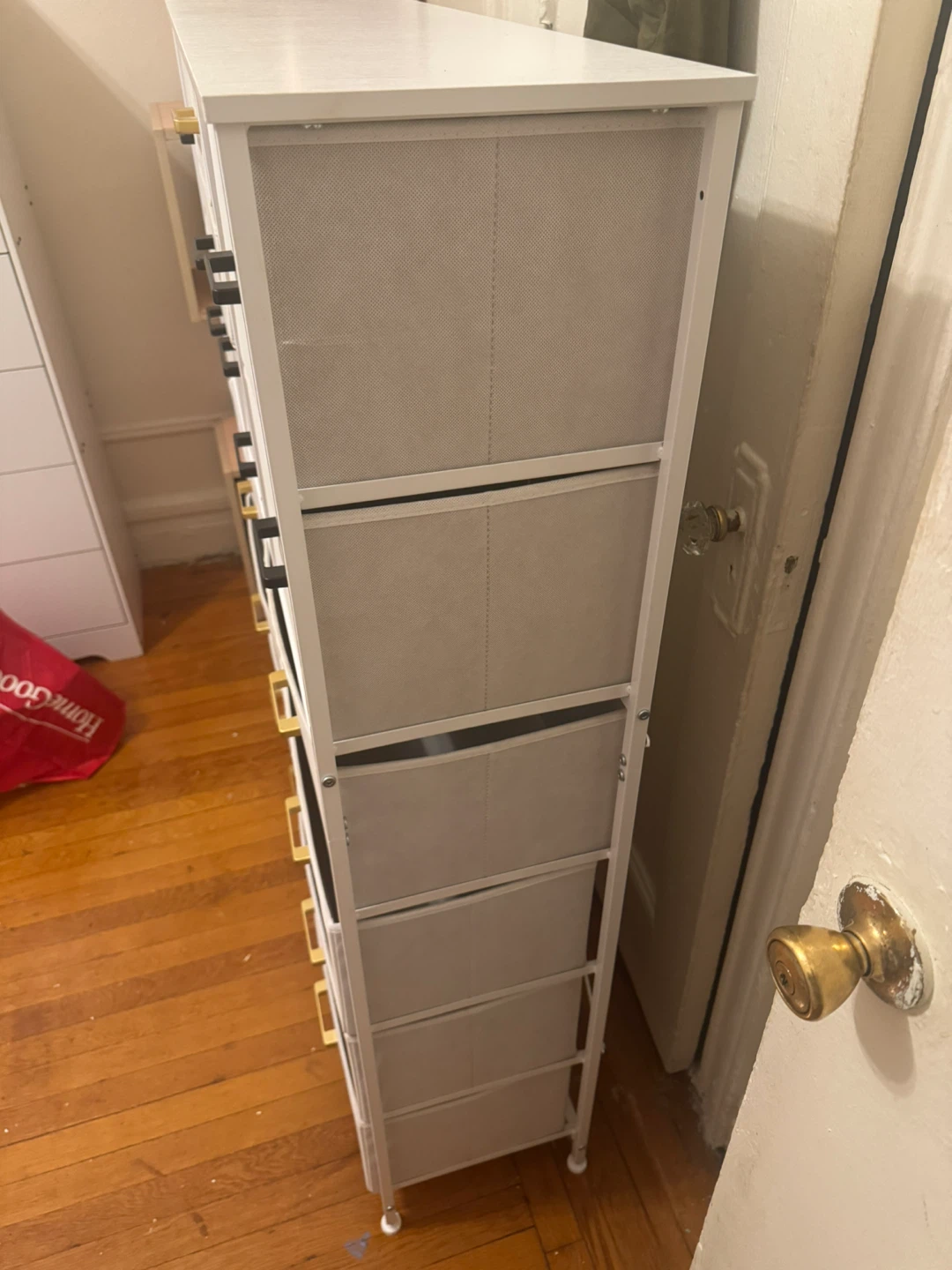 White Fabric 16 Drawer Dresser - photo 4