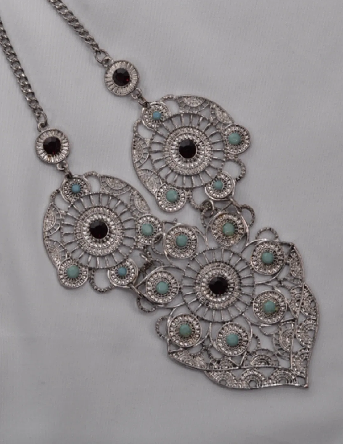 Silver Statement Necklace thumbnail