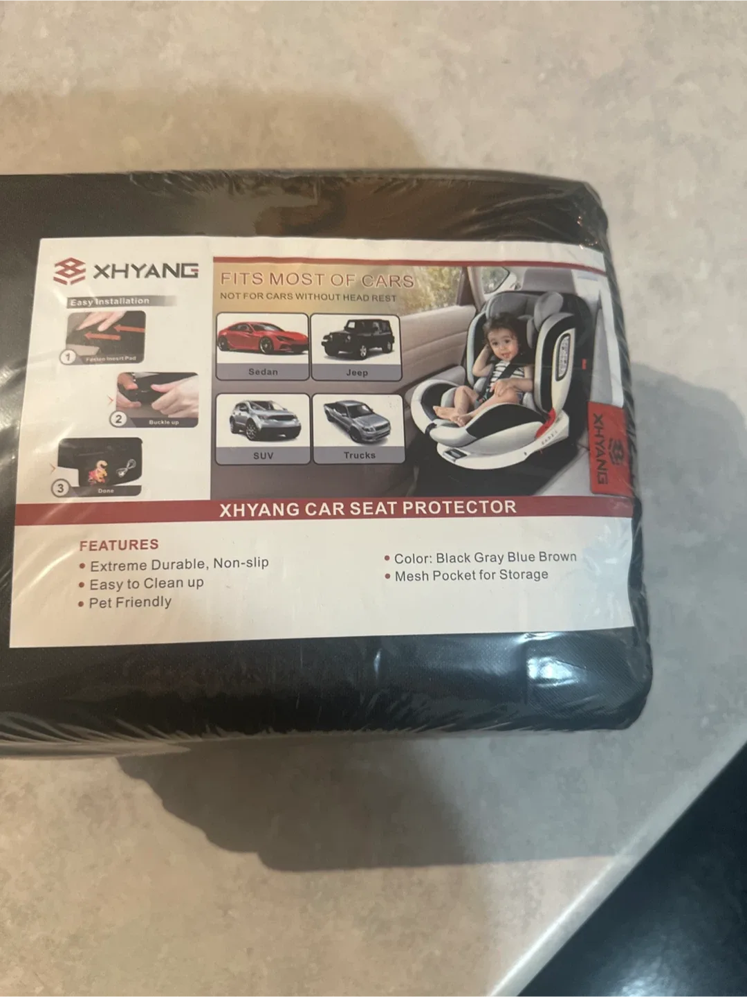 XHYANG Car Seat Protector - Fits Most Cars thumbnail