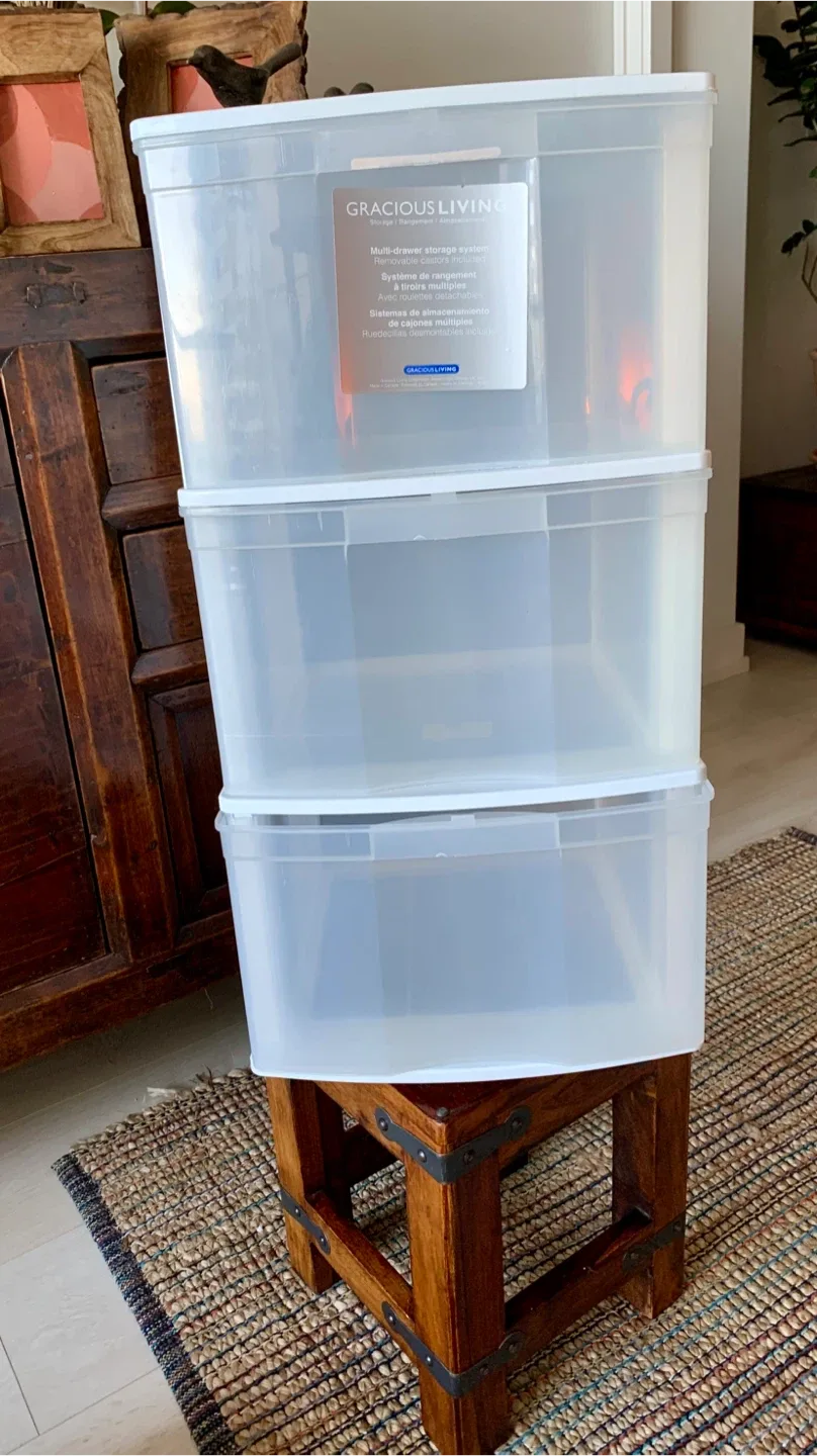 3-Drawer Storage System Organizer thumbnail