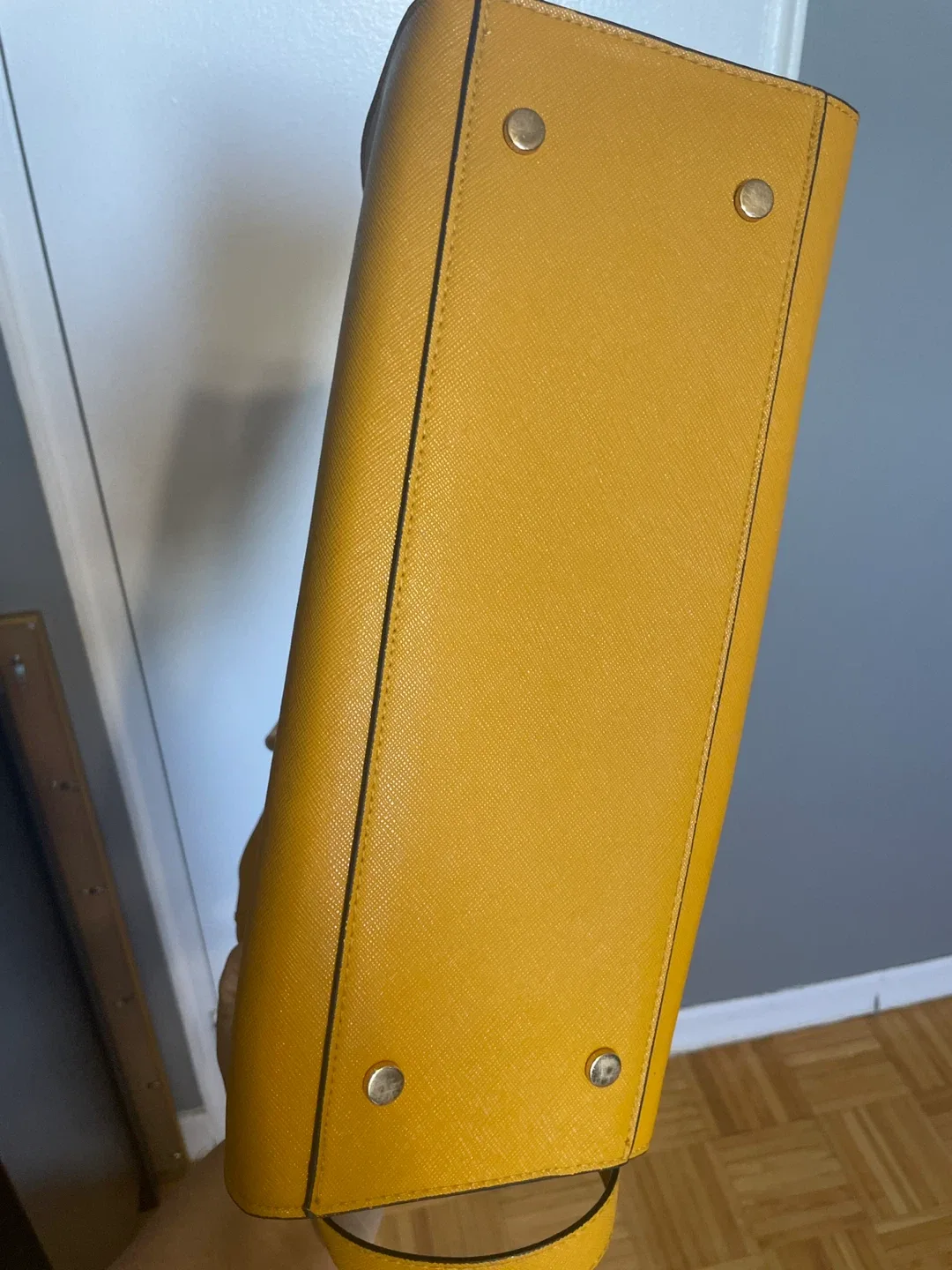 H&M Yellow Satchel Bag image indicator(2)