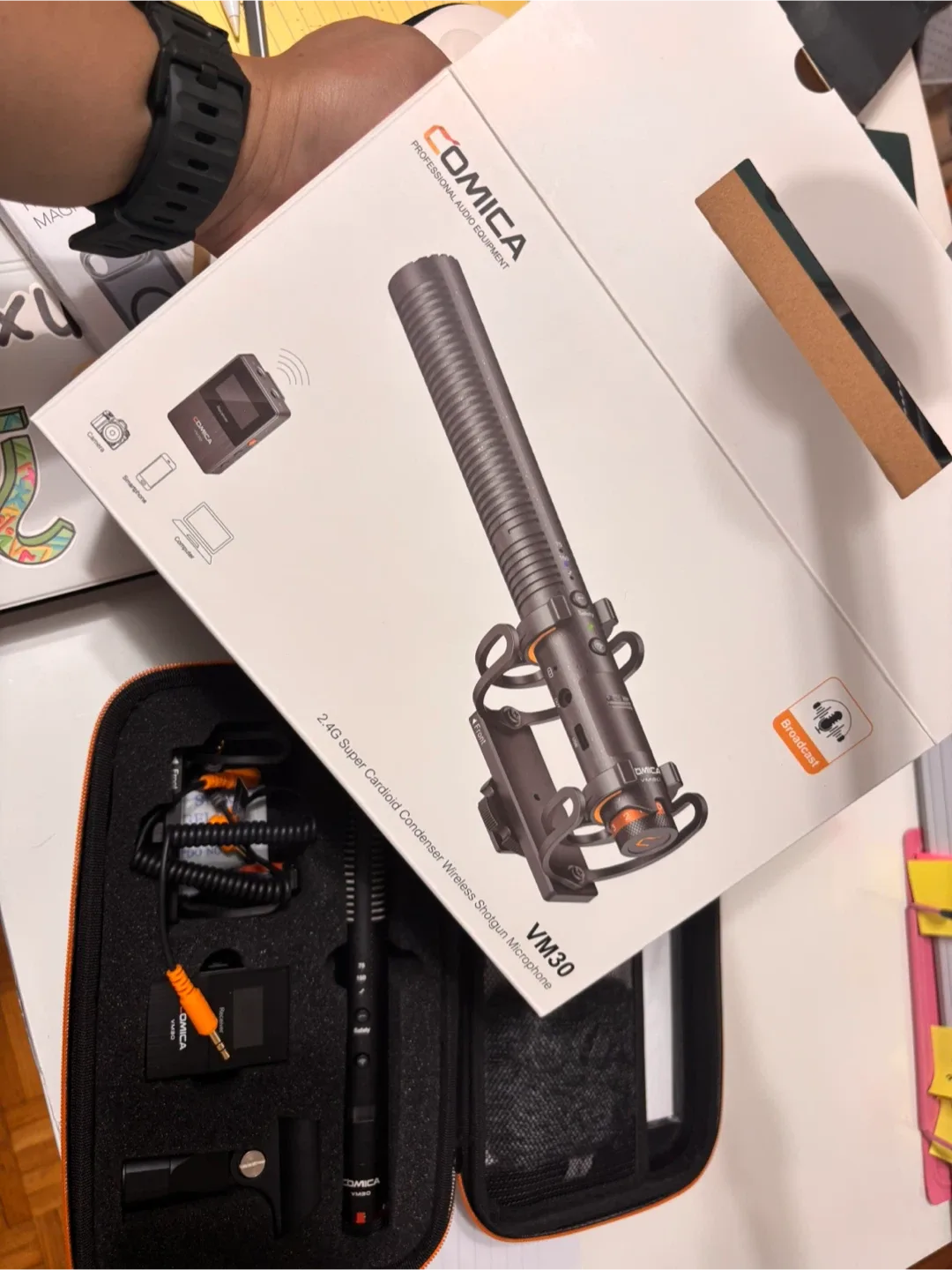 Comica VM30 Super Cardioid Condenser Shotgun Microphone image indicator(2)