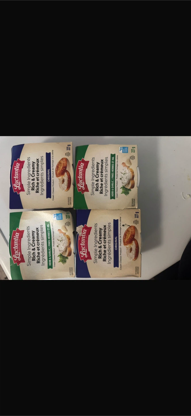 Lactantia Cream Cheese - Assorted Flavours