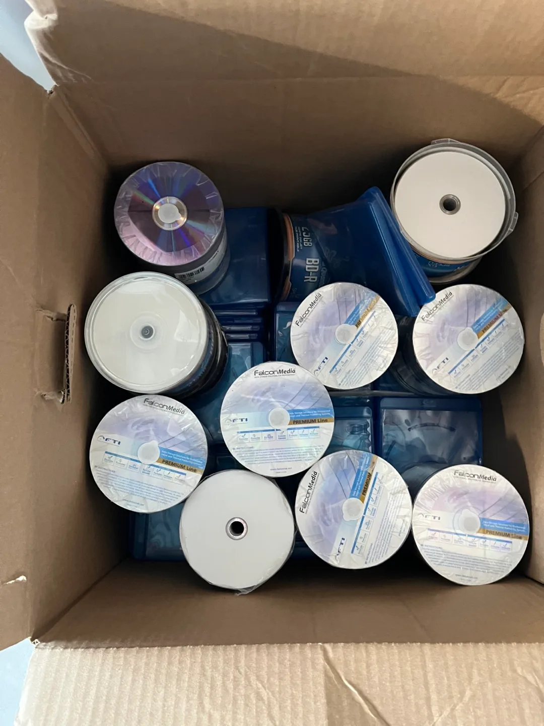 FalconMedia DVD-R 16x 4.7GB Smart White Printable - 100pcs image indicator(2)