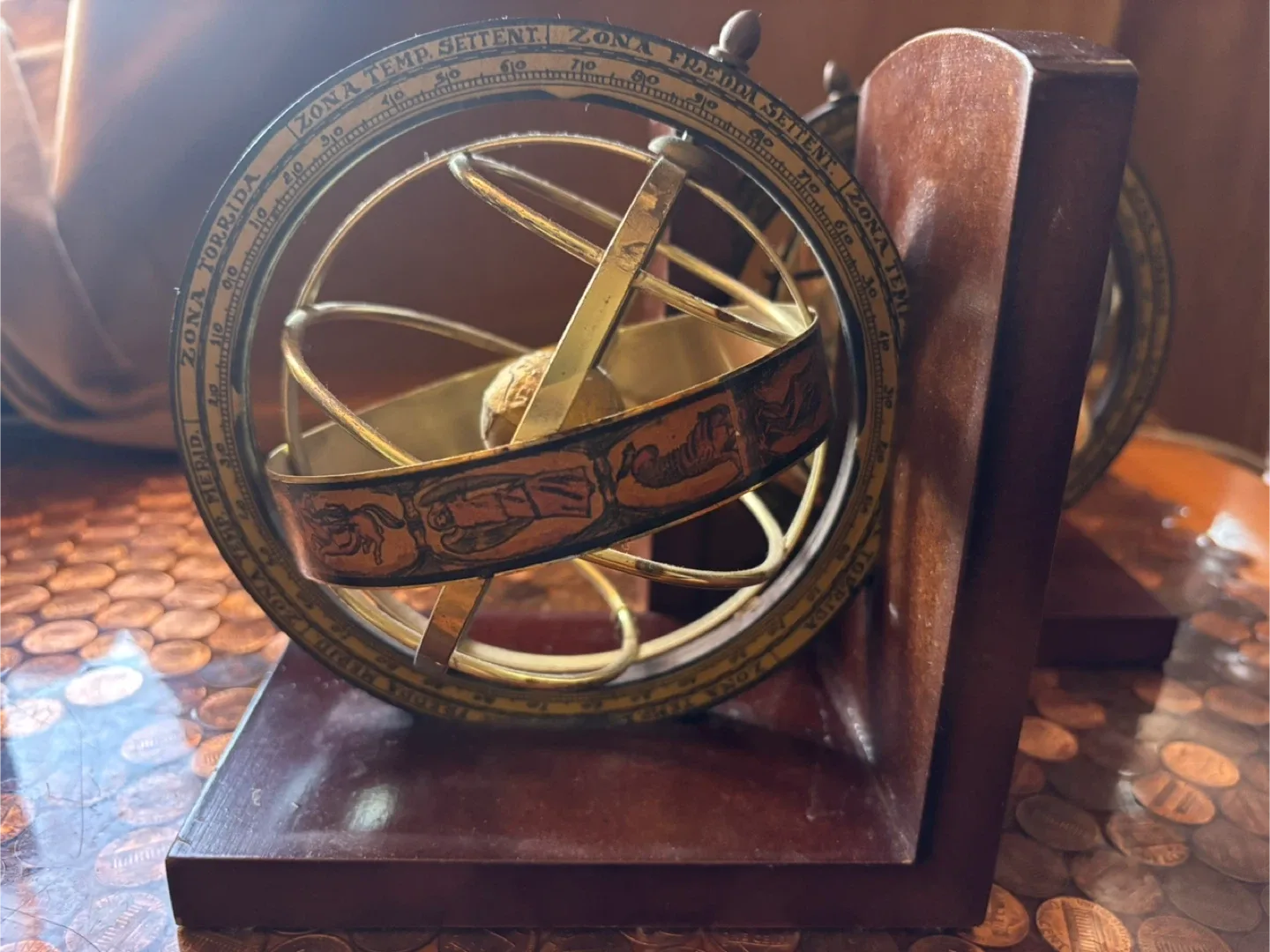 Armillary Sphere Bookends image indicator(2)