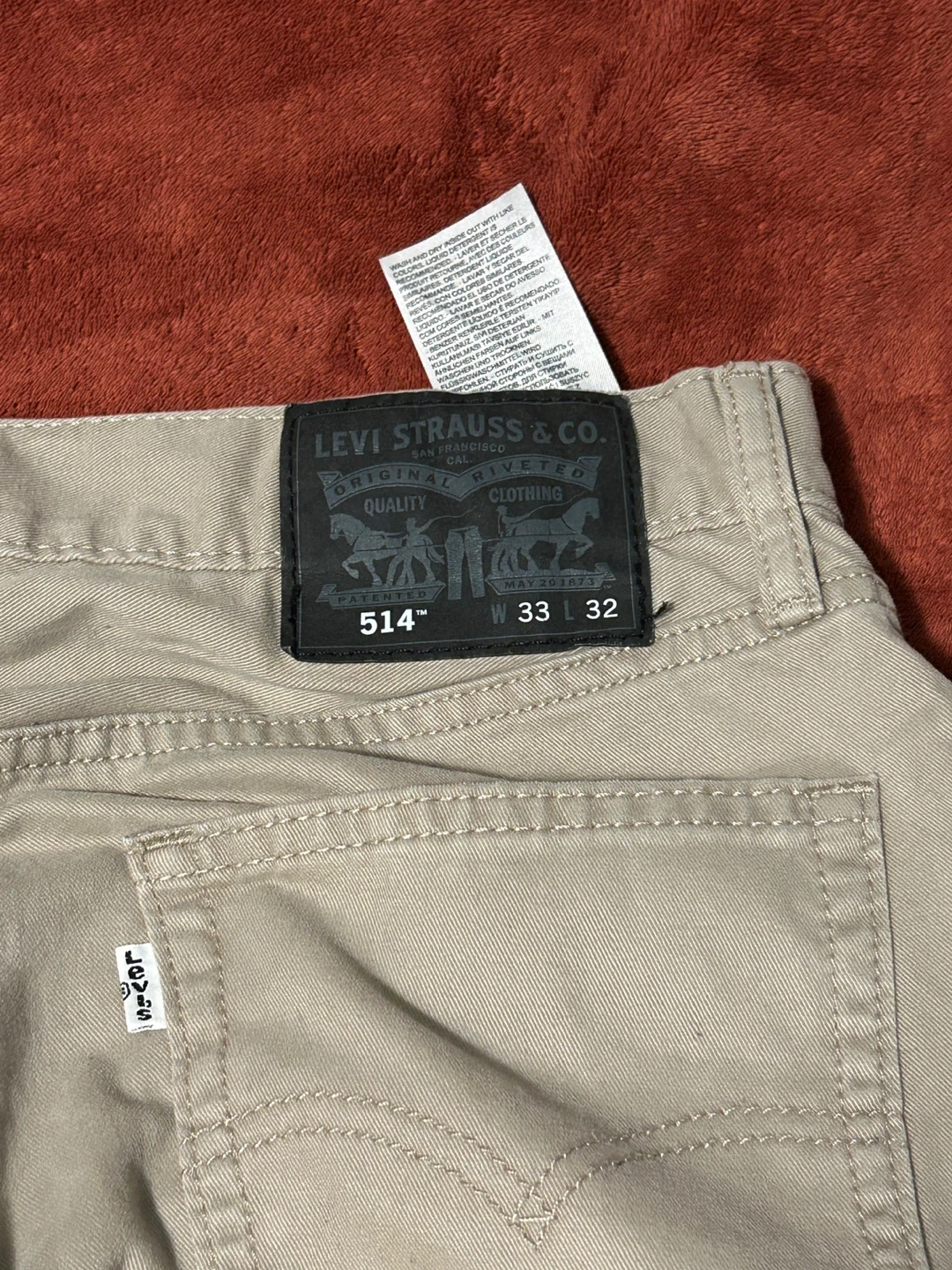 Levi Strauss & Co. 514 Jeans - Size 33x32 Levi's - photo 3