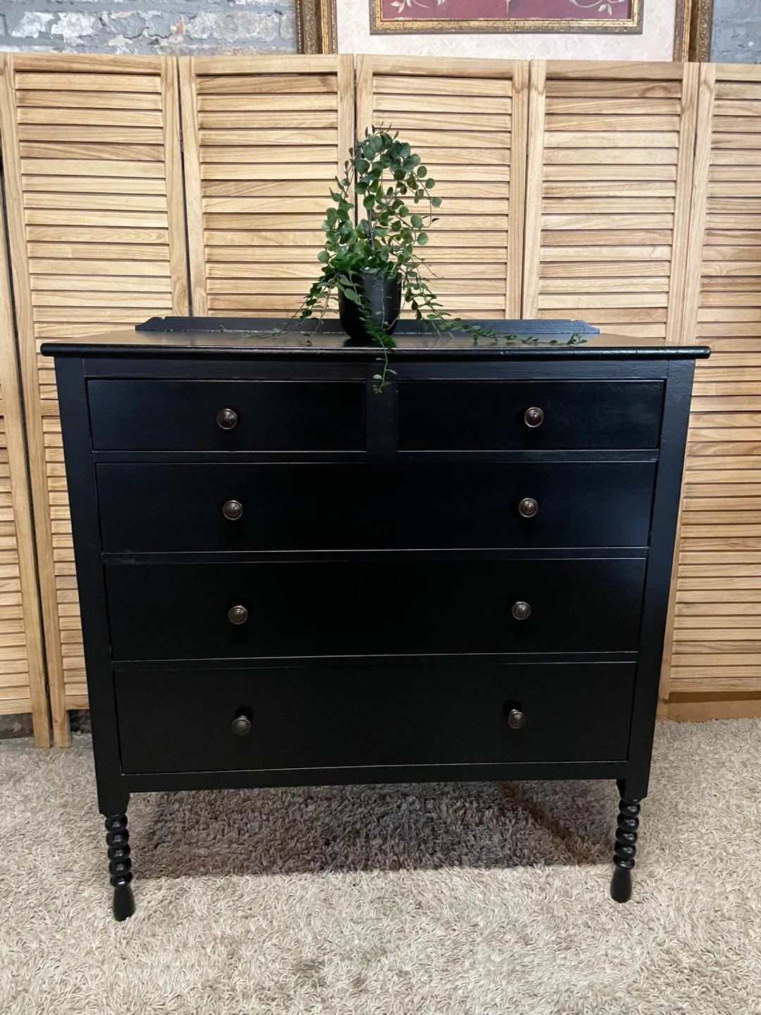 Solid wood dresser thumbnail