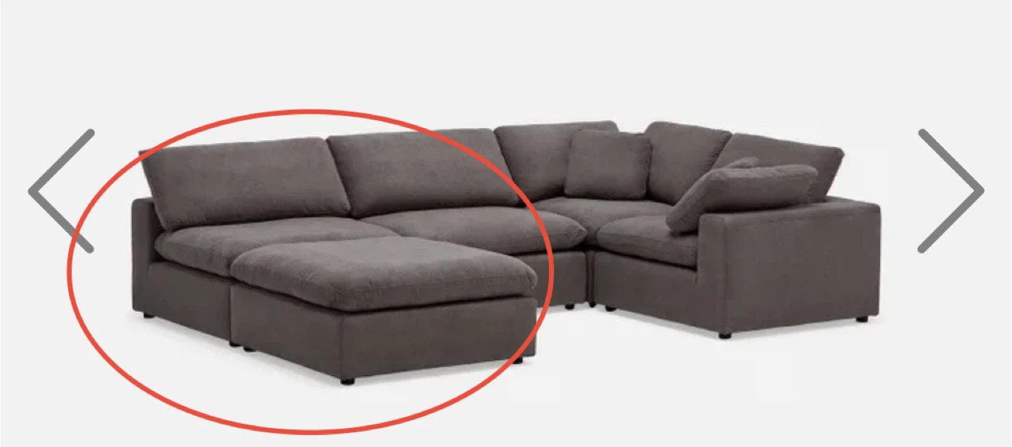 2 piece sectional