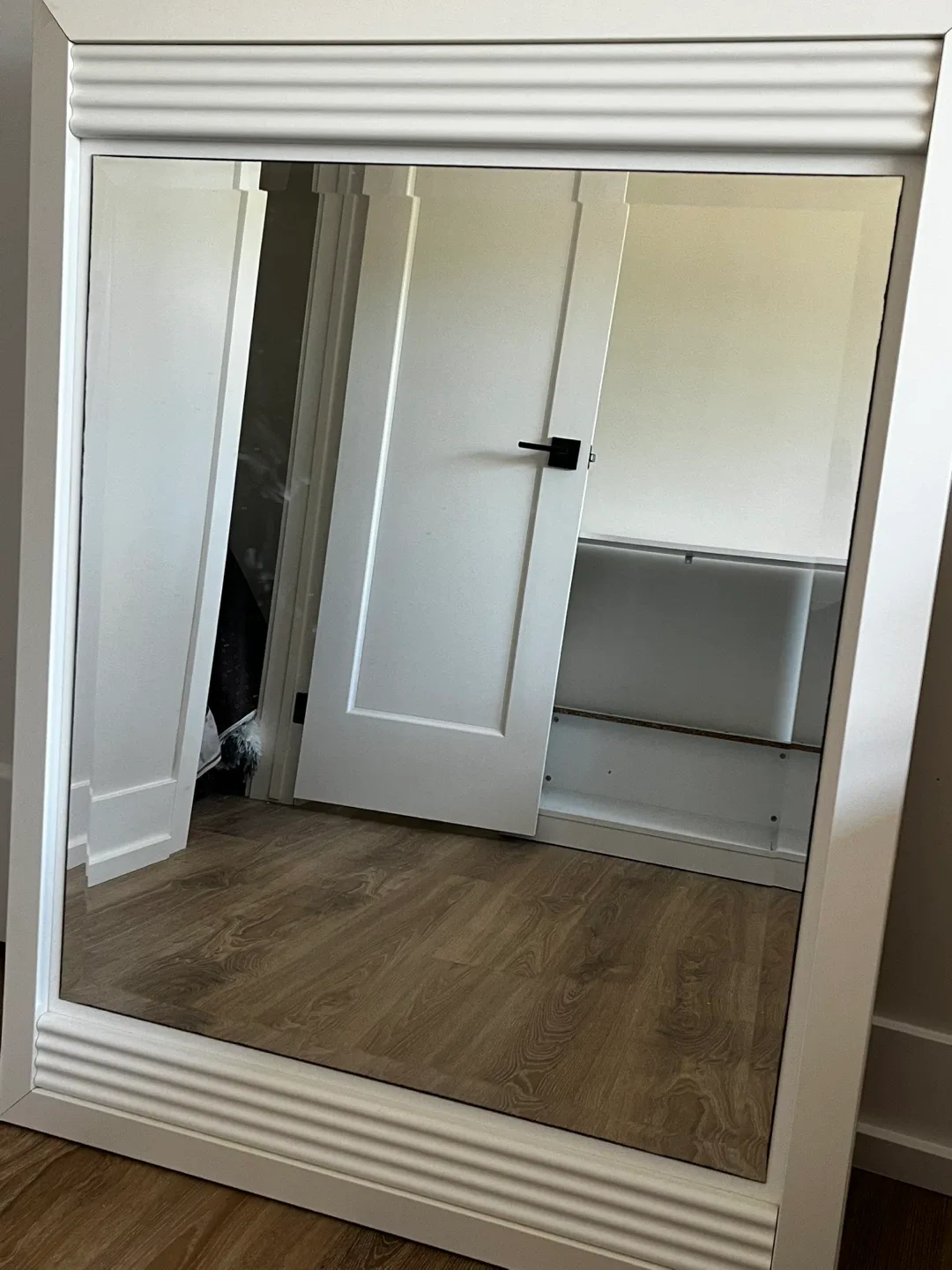 White Framed Mirror image indicator(2)