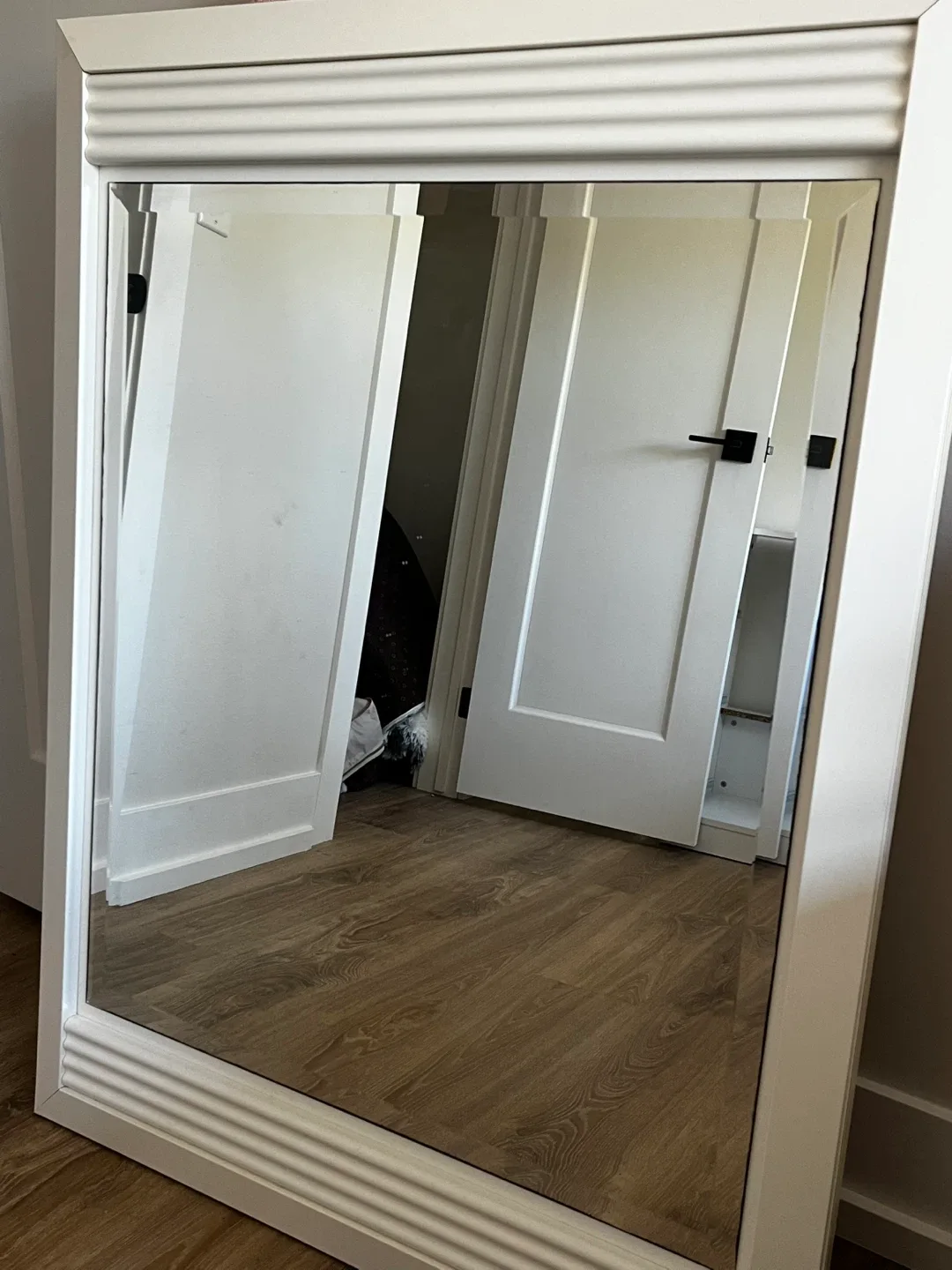 White Framed Mirror image indicator(3)