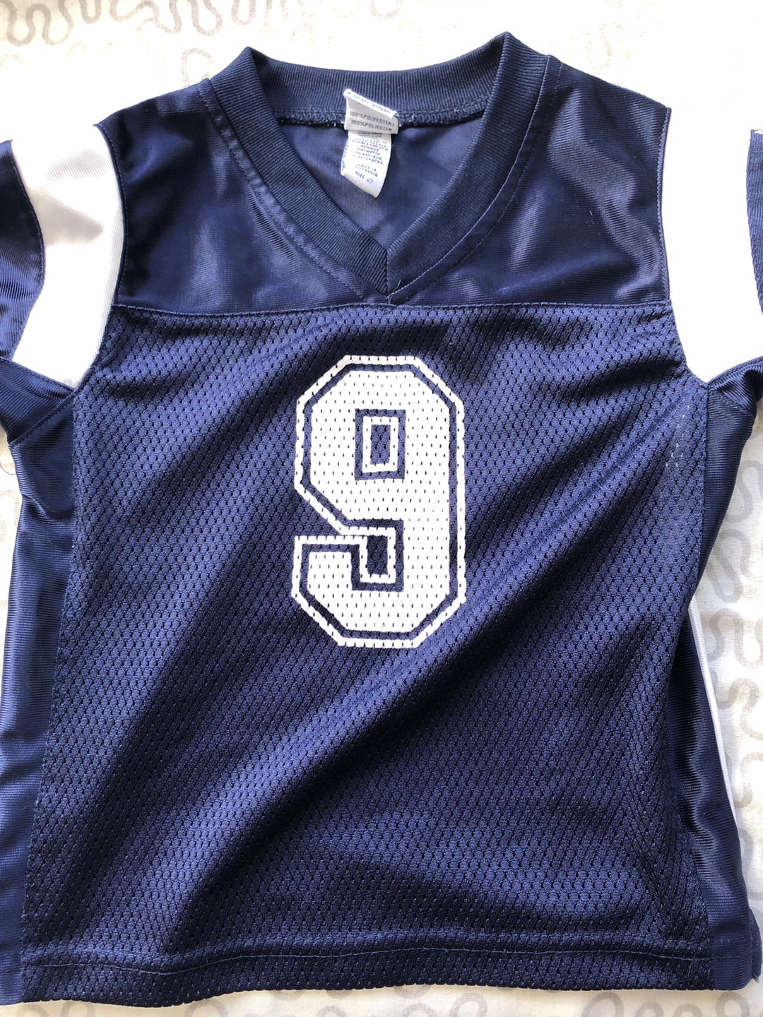 Navy Blue Football Jersey - Size Unknown
