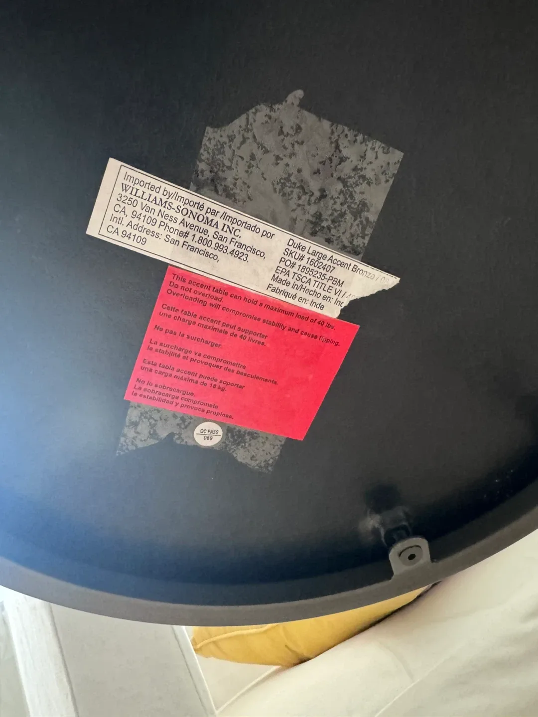 Duke Round Metal C-Table image indicator(2)