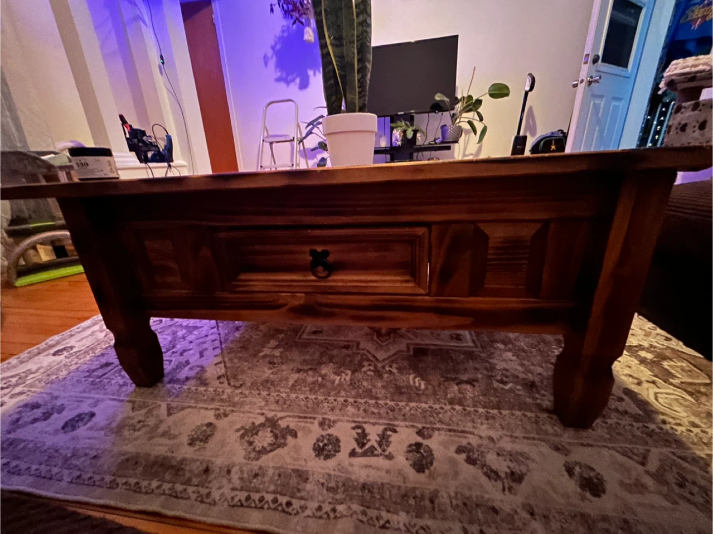 Table en bois massif - photo 2