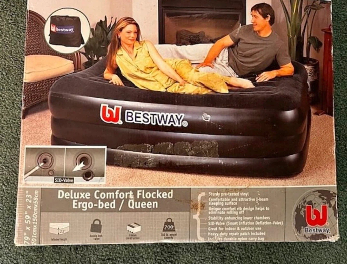 Comfort Quest Deluxe Flocked Ergo-bed / Queen - photo 3