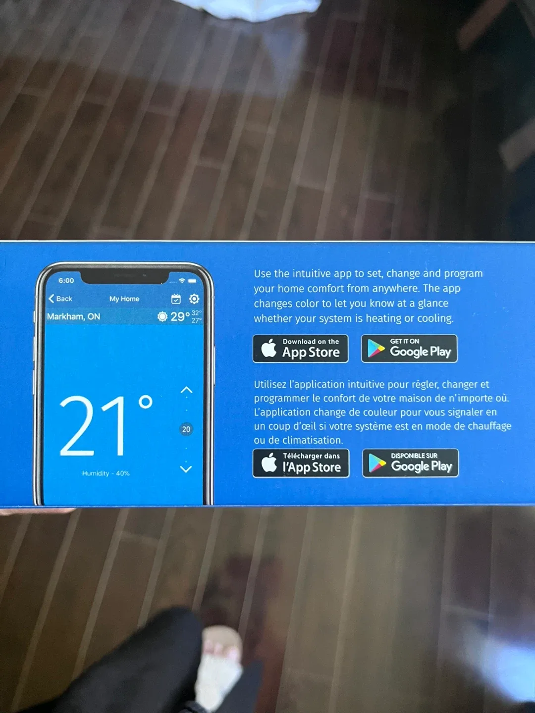 Sensi Smart Thermostat - ENERGY STAR ST55C image indicator(2)