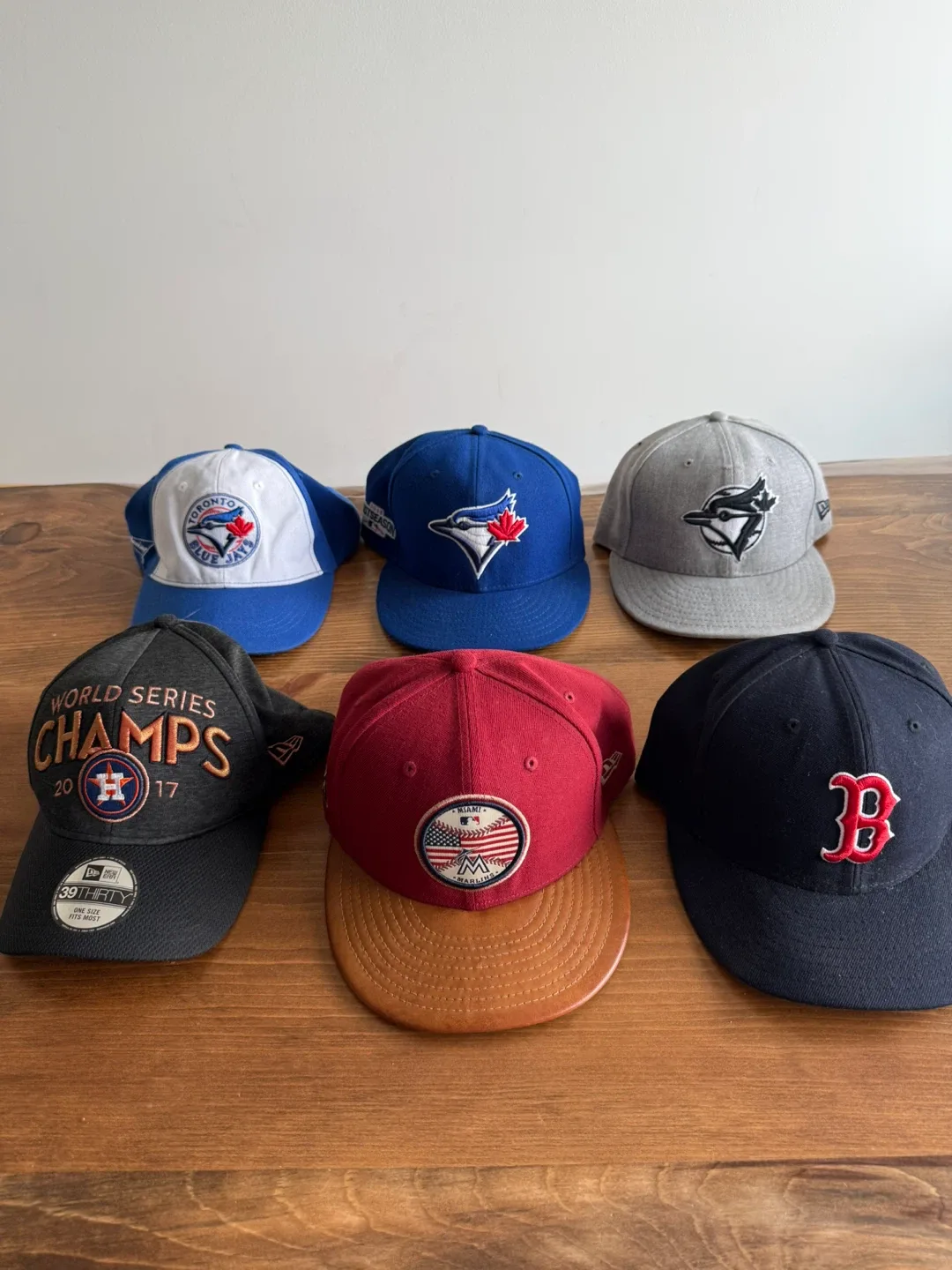 New Era Baseball Caps - Blue Jays, Red Sox, Marlins
