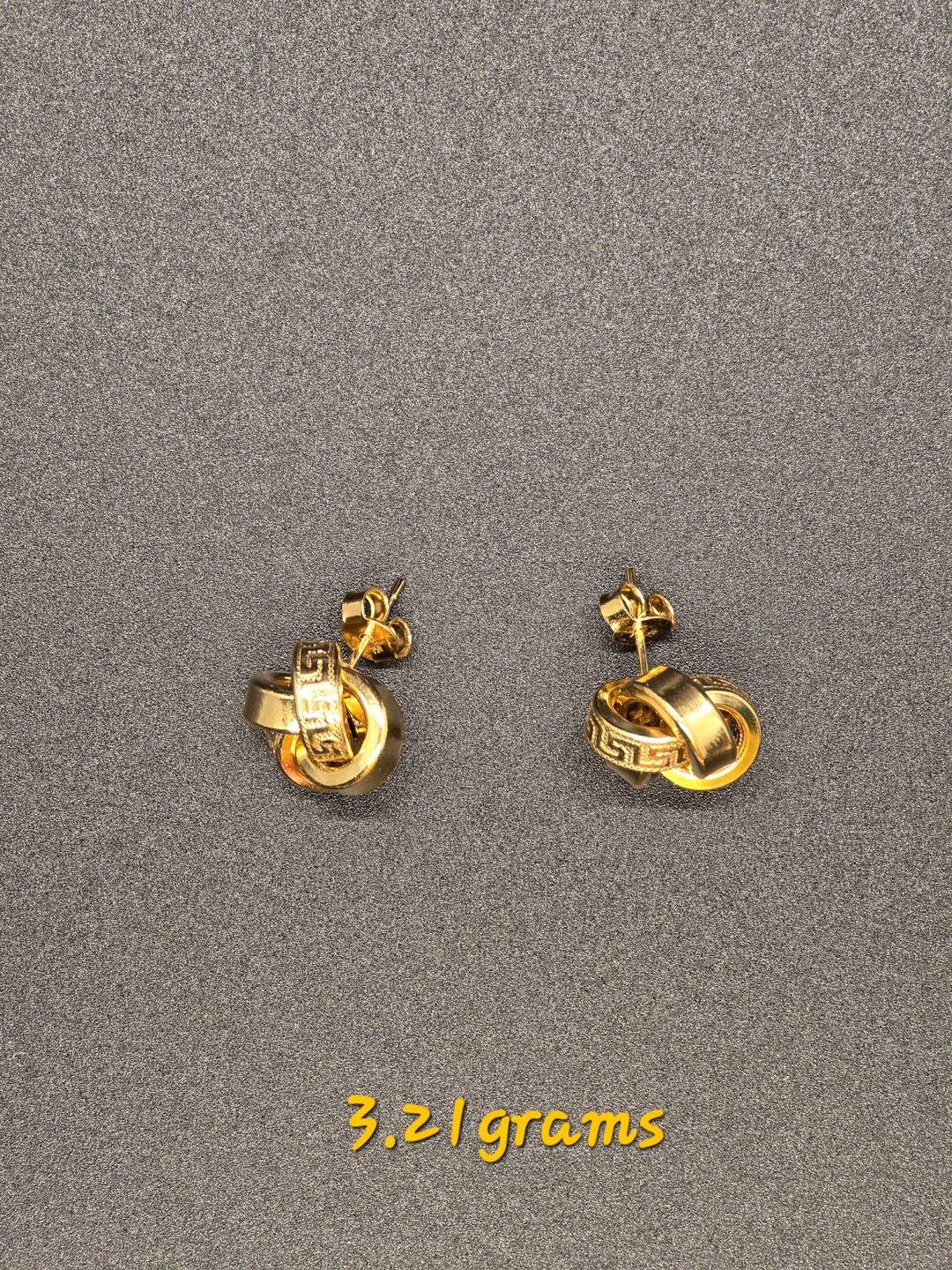 18K saudi gold versace knots
