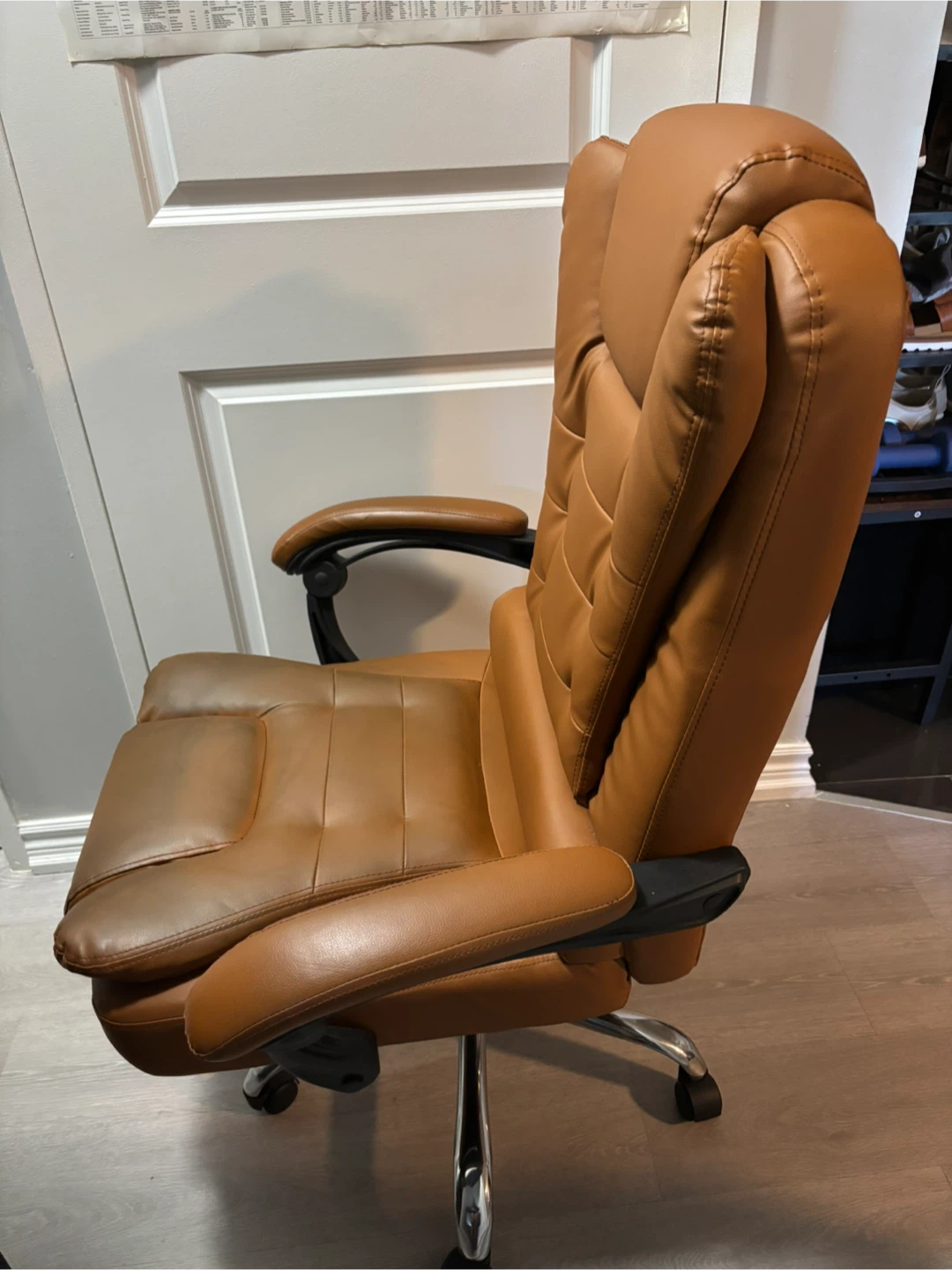 Executive Office Chair - Brown Leather - photo 2