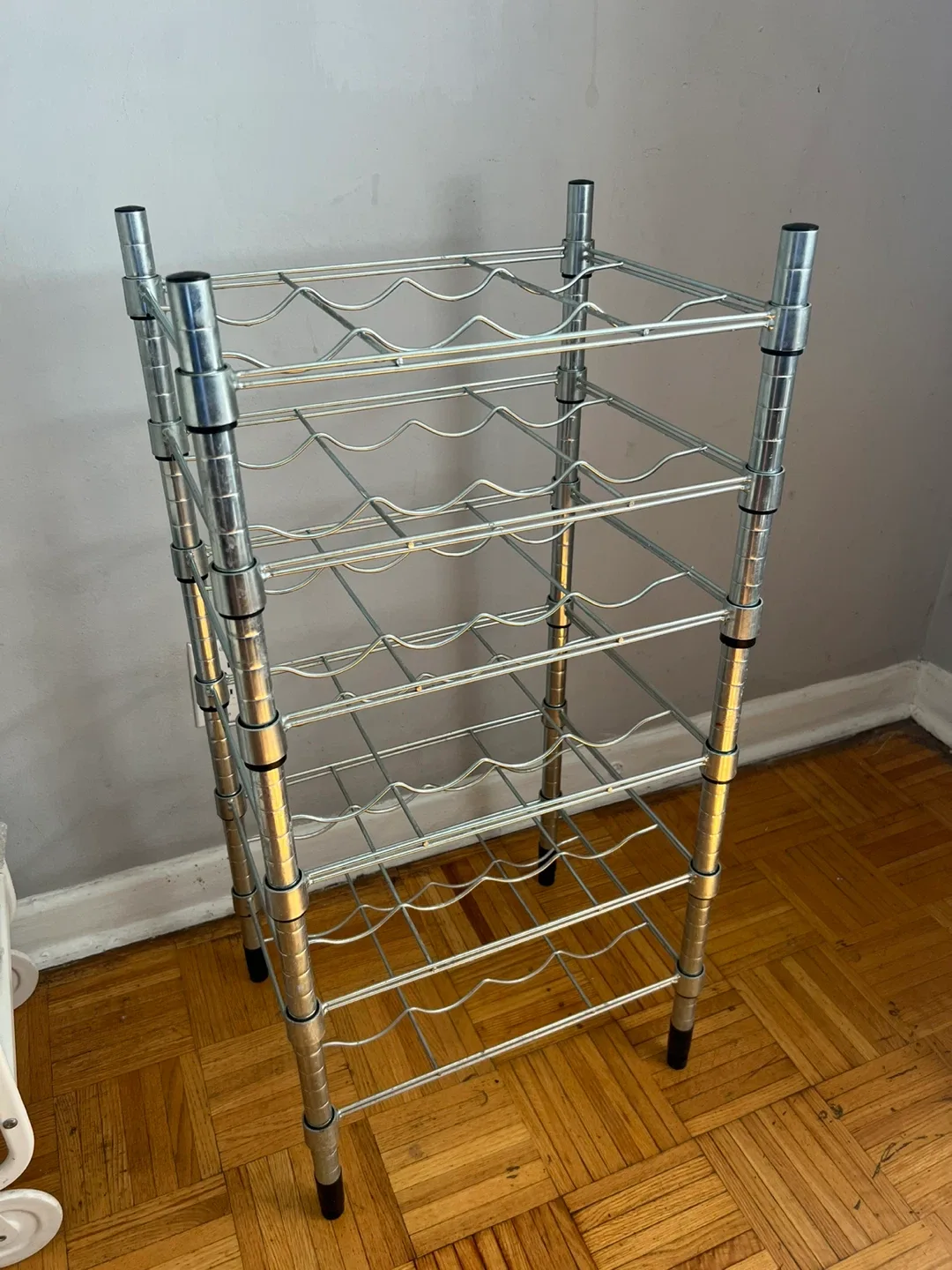 Wine /Bottle Rack Shelving Galvanized image indicator(2)