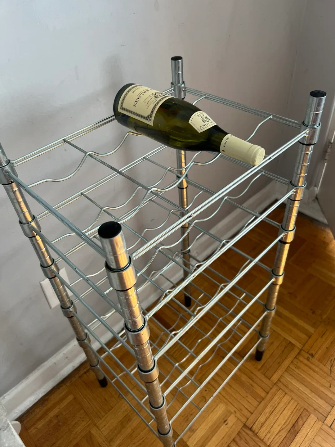 Wine /Bottle Rack Shelving Galvanized thumbnail