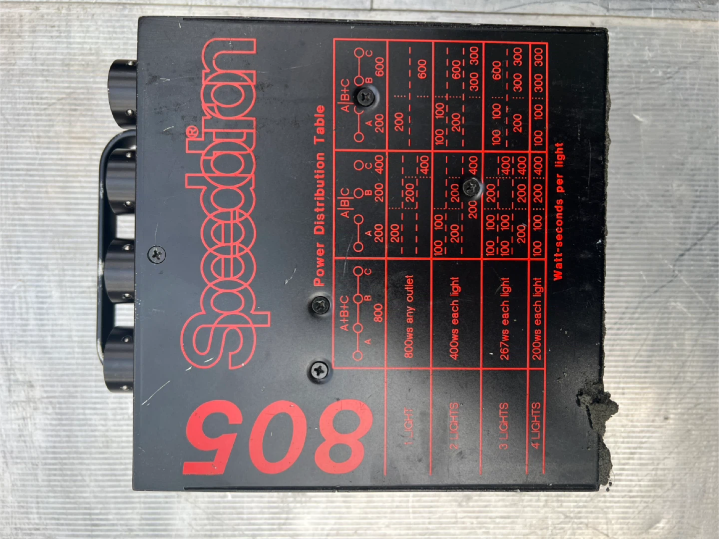 Speedotron 805 Power Supply Lighting Kit - photo 5