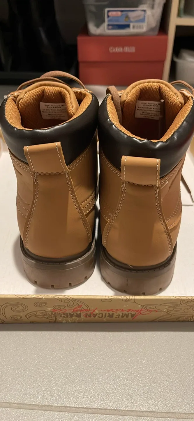 New! Eddie Bauer kids Tan Boots - Size 3 M image indicator(3)