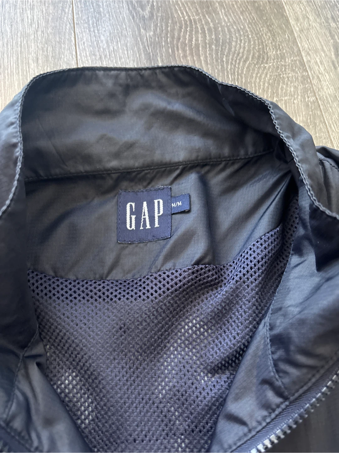 GAP Black Windbreaker Jacket - Size M - photo 2