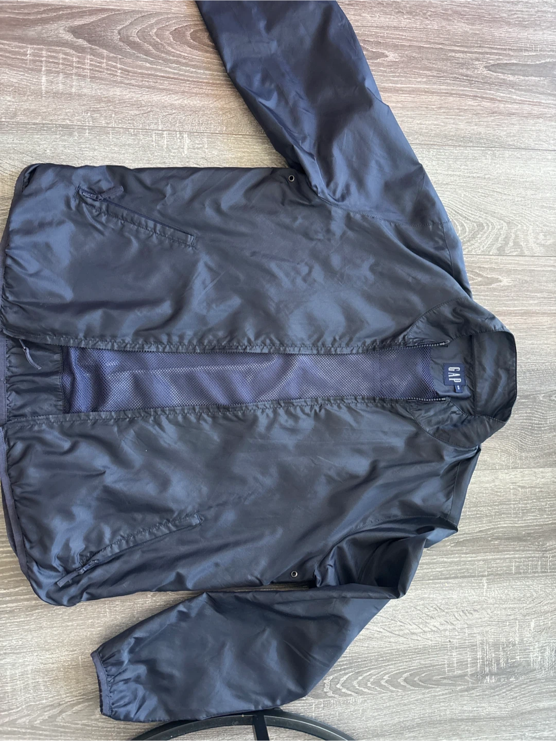 GAP Black Windbreaker Jacket - Size M - photo 3