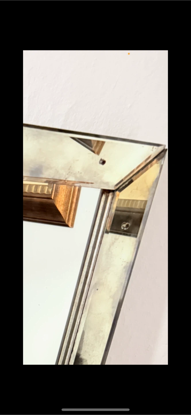 Vintage Beveled Mirror - photo 3