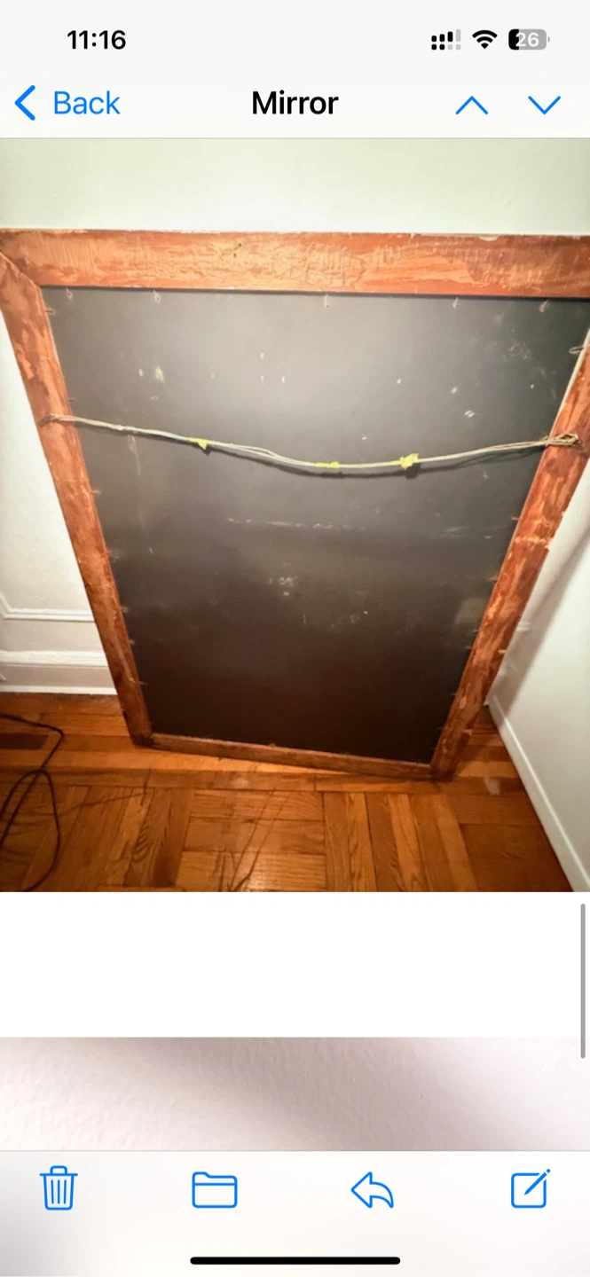 Vintage Beveled Mirror - photo 2