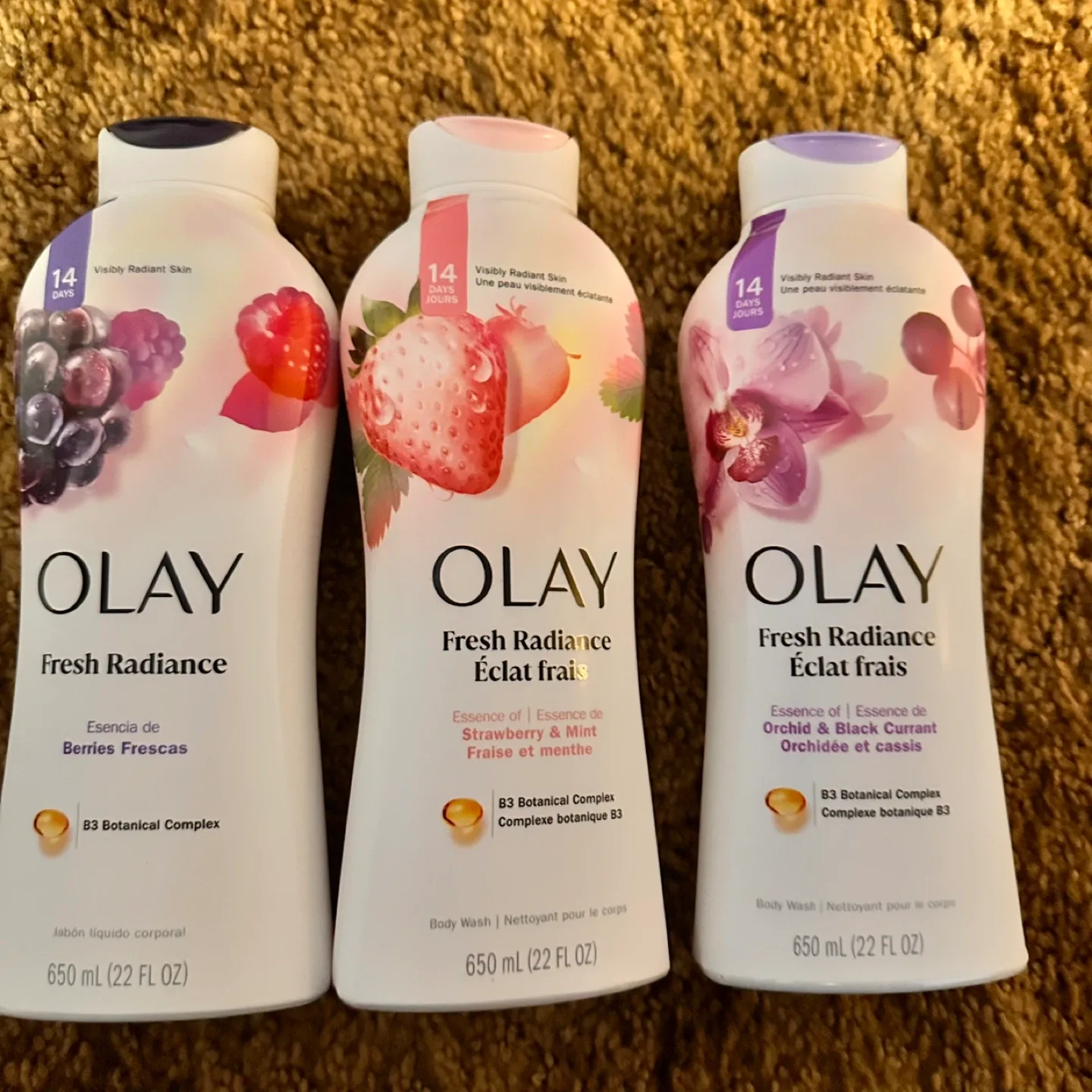 Olay Fresh Radiance Body Wash (3 bottles) image indicator(2)