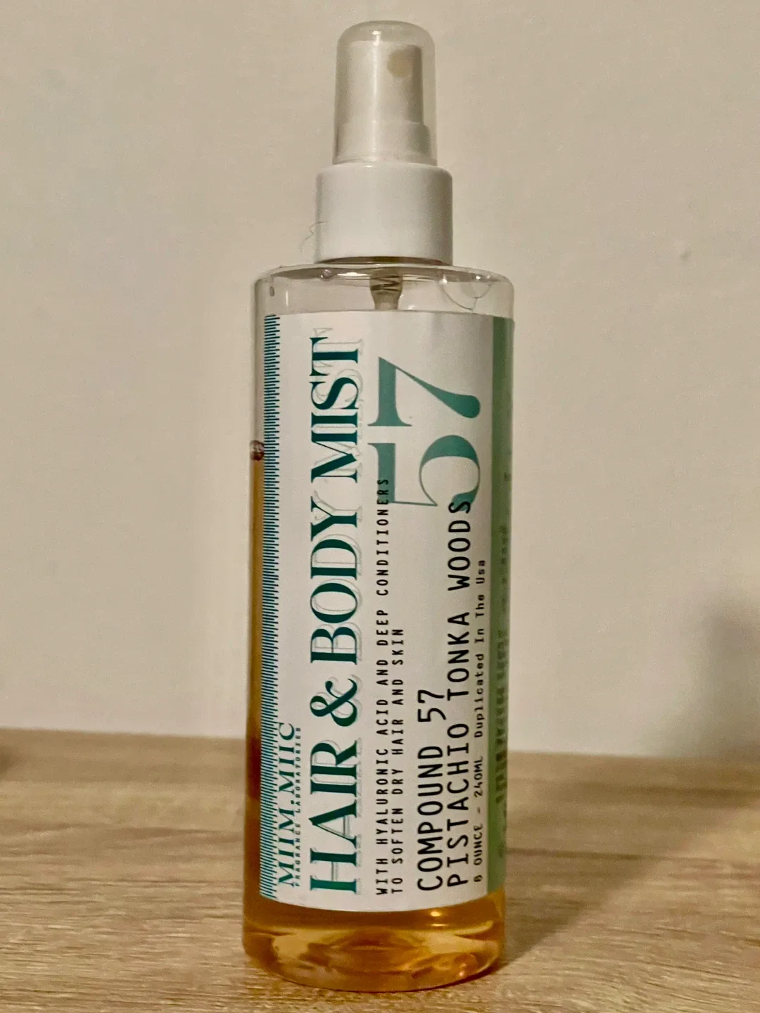 MIM.MIC Hair & Body Mist - Pistachio Tonka Woods thumbnail