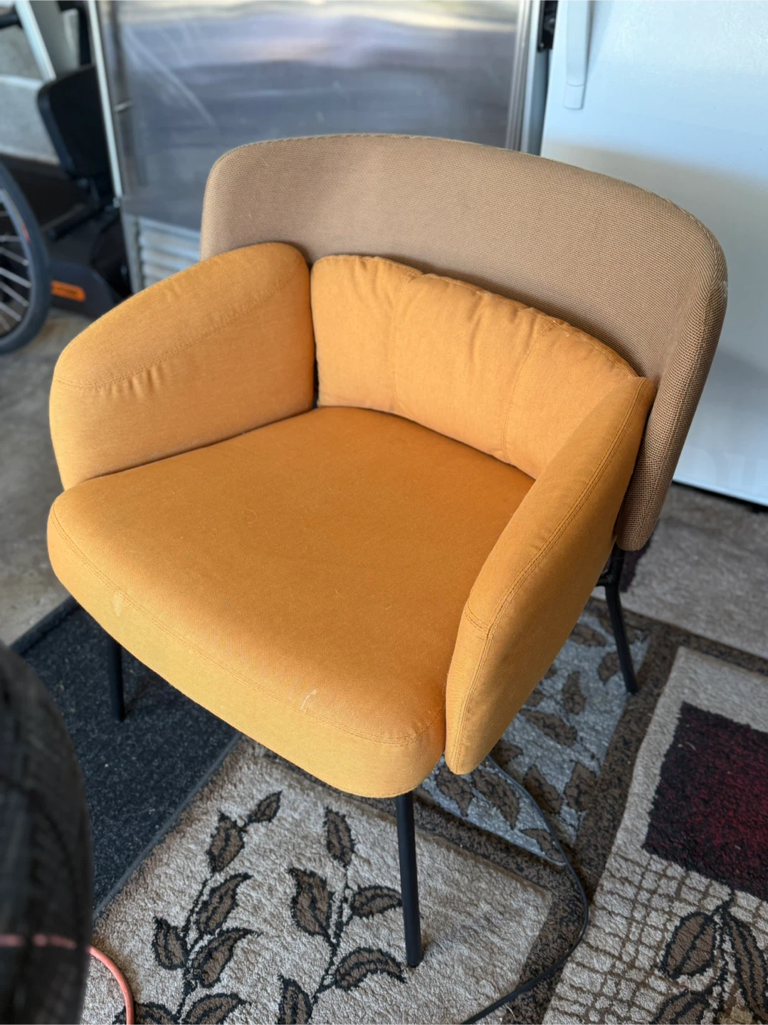Orange Accent Chair - photo 2