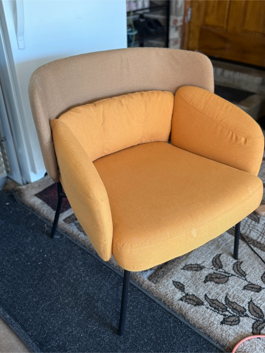 Orange Accent Chair - photo 3