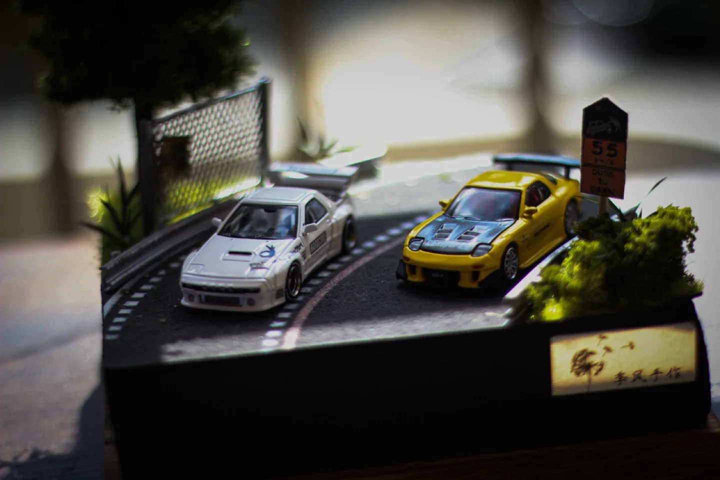 1:64 drifting diorama set for tomica collectors image indicator(8)