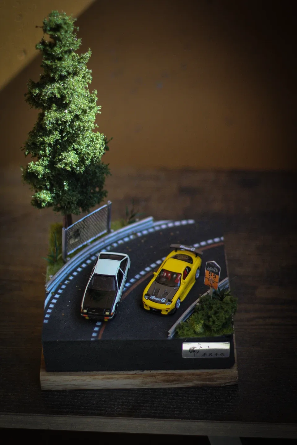 1:64 drifting diorama set for tomica collectors image indicator(6)