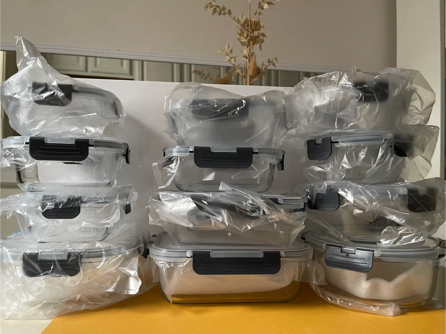 24pcs Leakproof Thick GLASS Food Containers NEW (orig.50) thumbnail