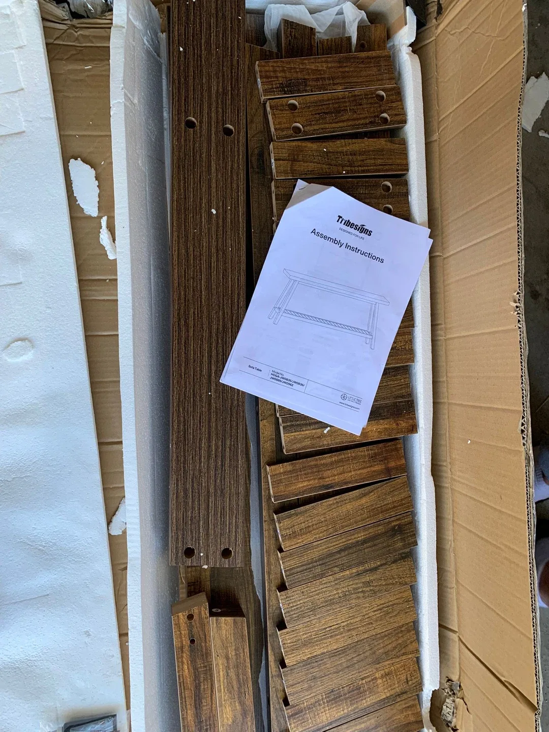 Console Table with 2-Tier Storage - 70.86" image indicator(9)