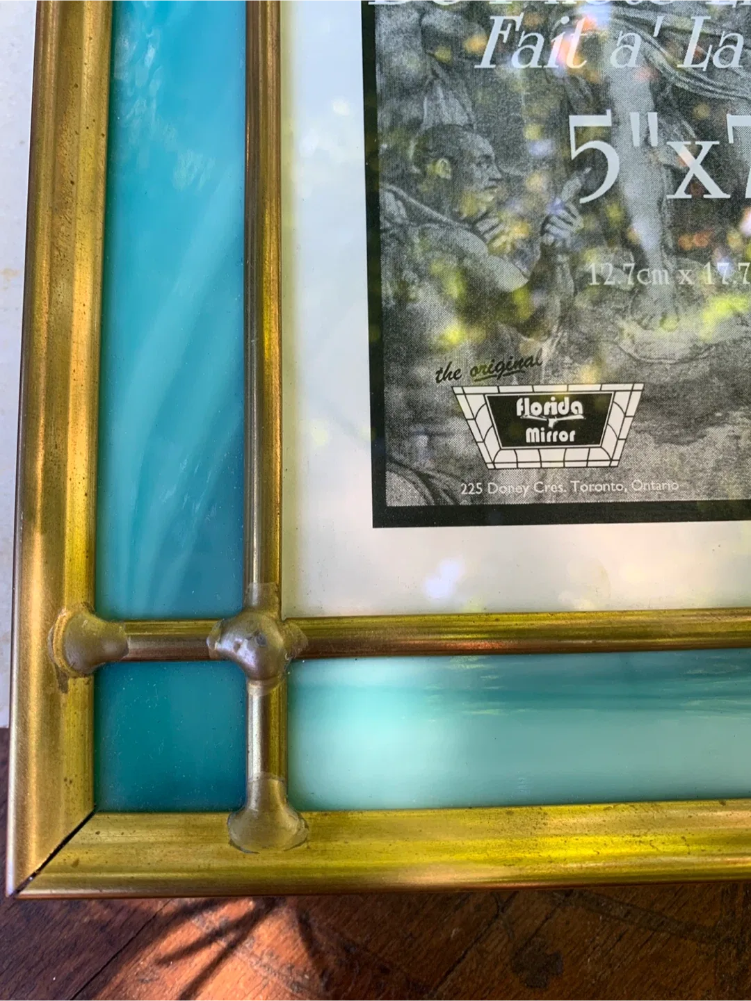 Florida Mirror Handcrafted Stained Glass Photo Frame image indicator(5)