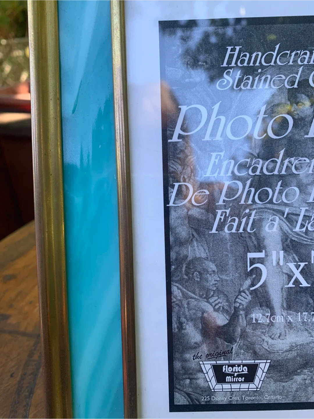 Florida Mirror Handcrafted Stained Glass Photo Frame image indicator(2)