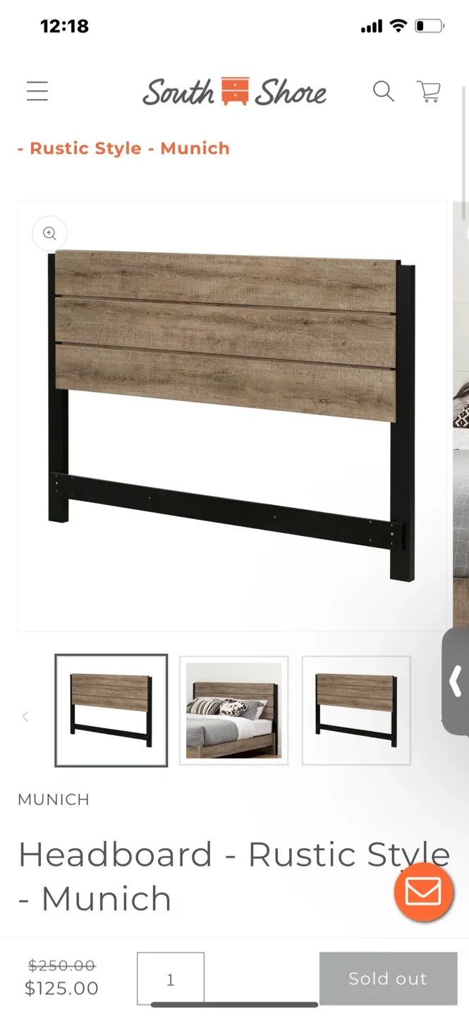 South Shore Munich Full/Queen Headboard image indicator(4)