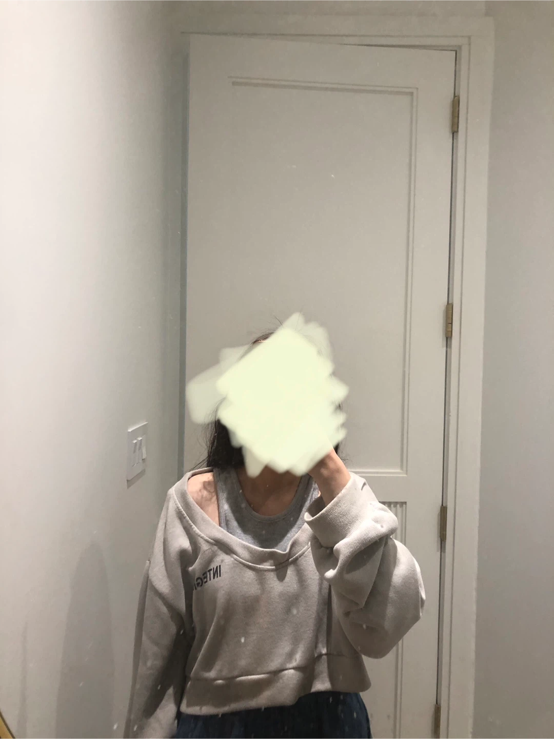 DAZY Beige Crop Top - Size M but more like size S