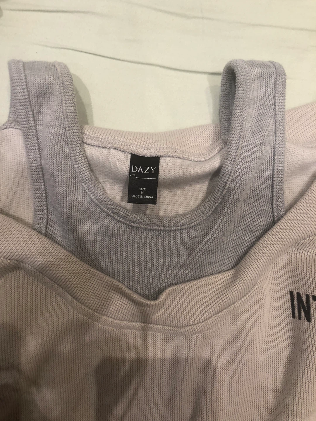DAZY Beige Crop Top - Size M but more like size S - photo 4