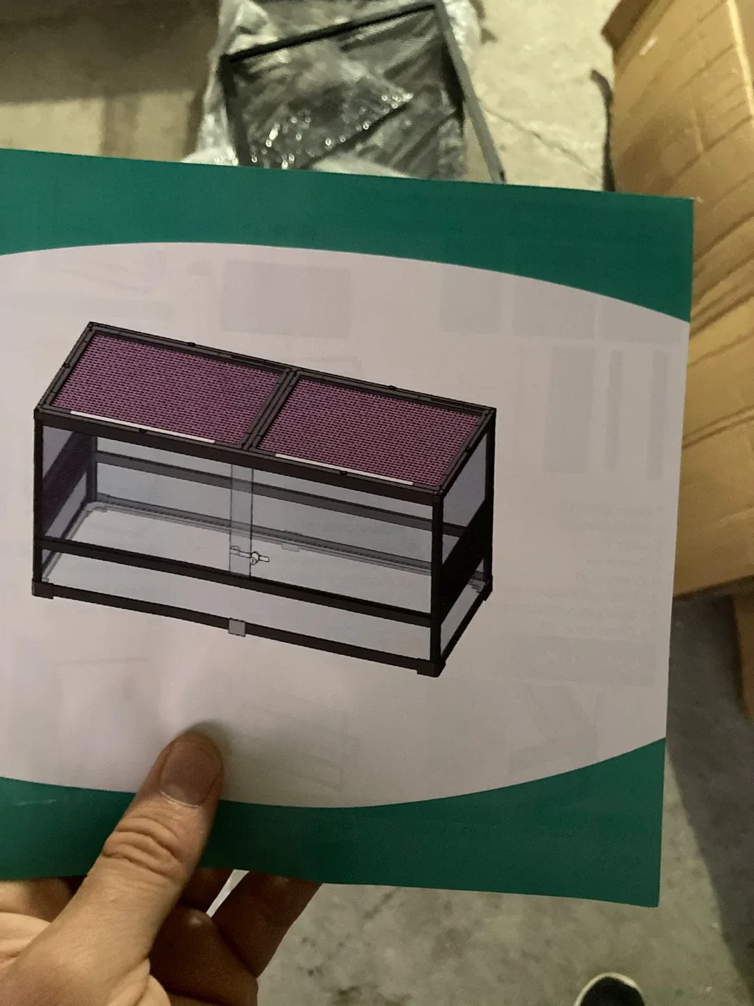 Neptonion 48 Gallon Reptile Terrarium (36x18x18) image indicator(3)